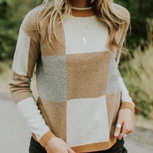 Roolee Daphne Colorblock Sweater